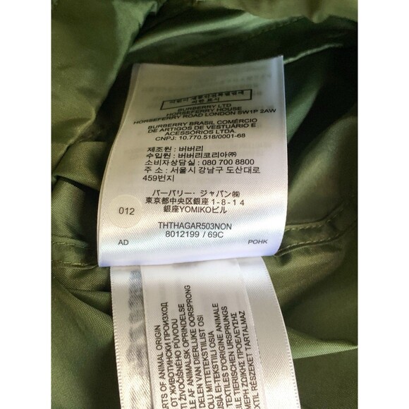 Burberry Windbreaker US 4 Lightweight Jacket Zip Pockets Hooded - Picture 15 of 15
